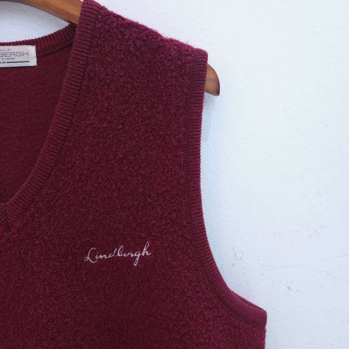 LIND BERGH 울혼방 부클 니트 베스트 상품이미지4