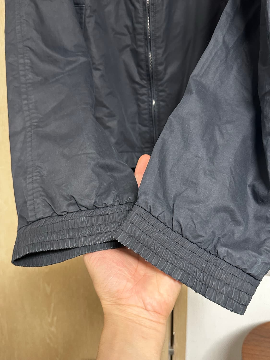 버버리 하이넥 미니멀 블루종 상품이미지10