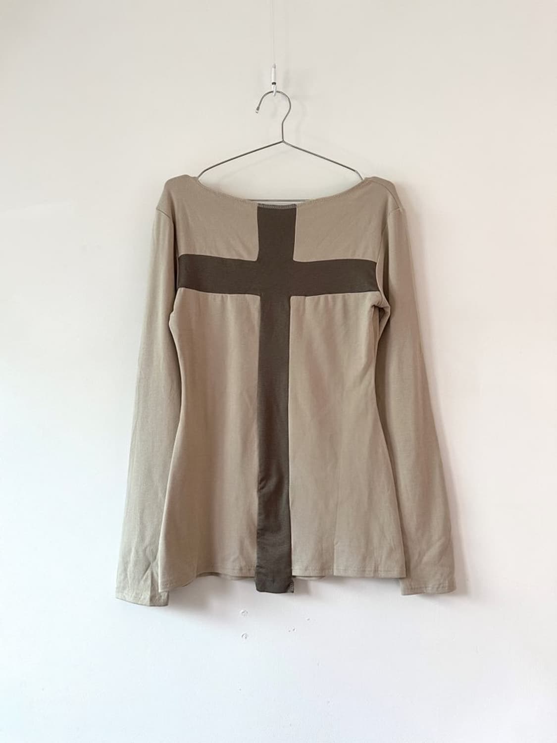 Cross chic sleeveless top / beige 상품이미지2
