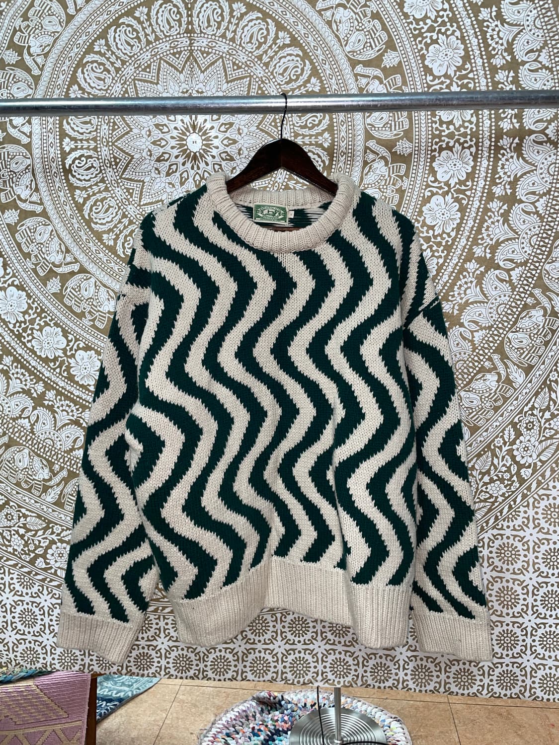 Saturday of us STU 패턴 니트  상품이미지3