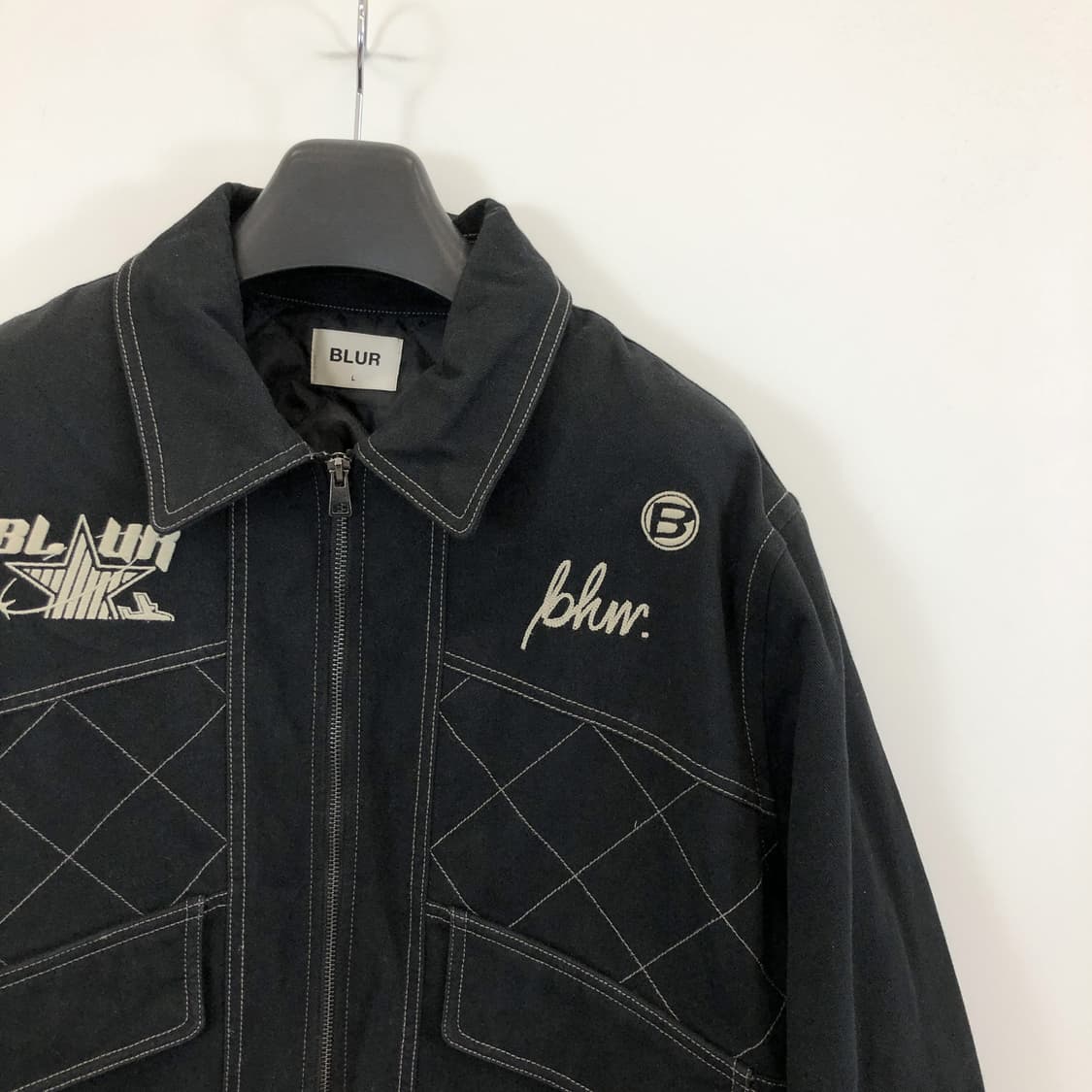 BLUR 블러 퀄팅 해링턴자켓 L 상품이미지2