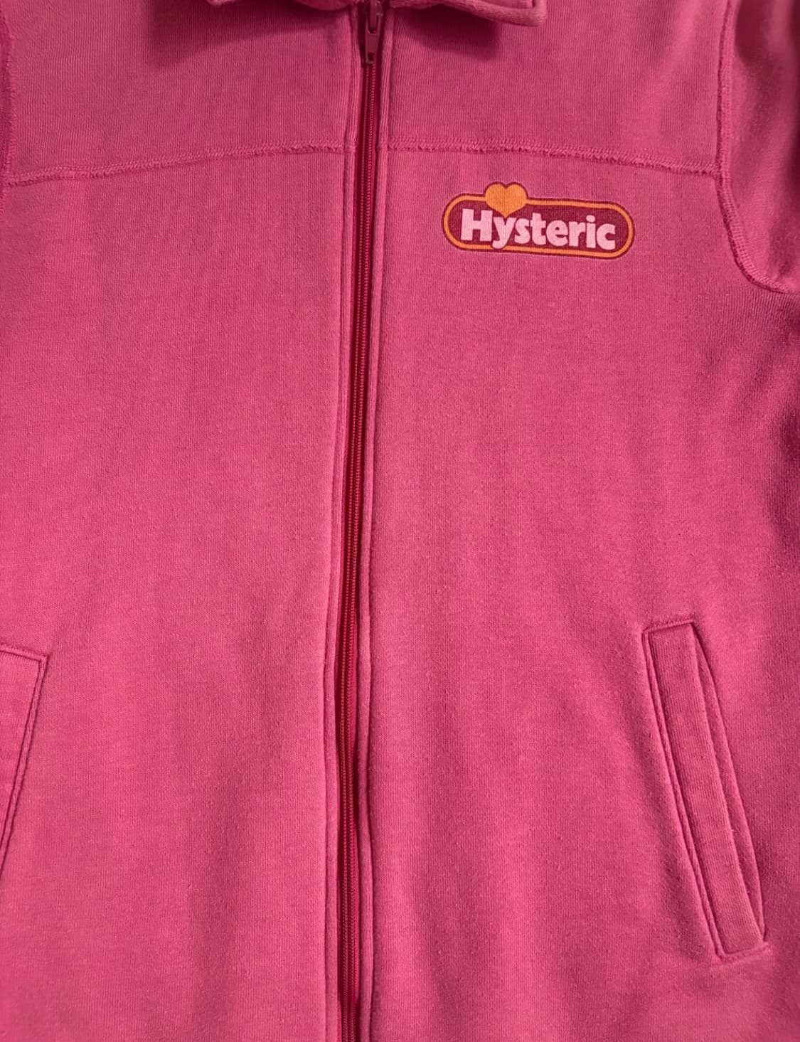 히스테릭글래머 집업 핑크 상품이미지1