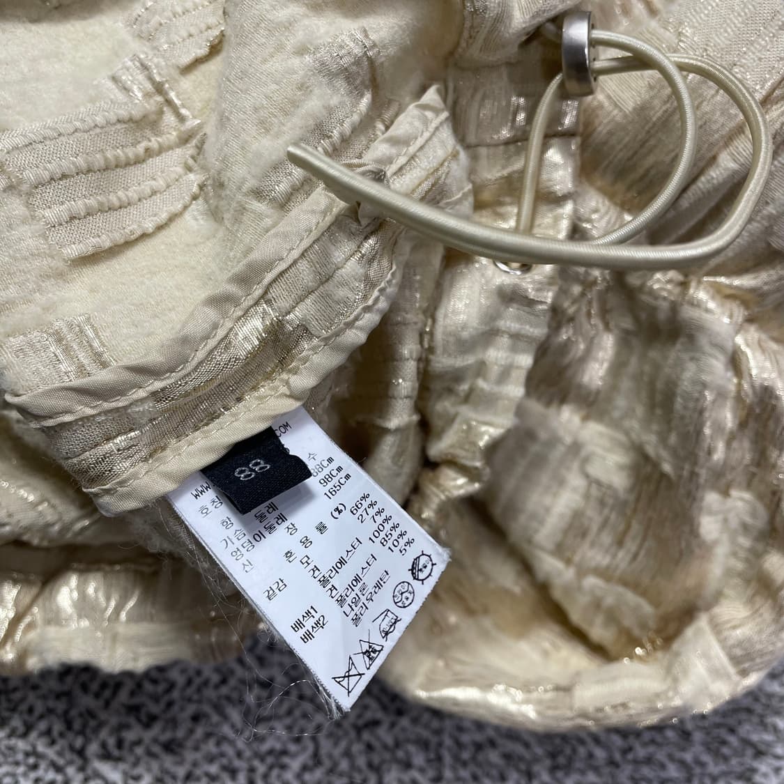 한섬 랑방 금사 글리터 후드자켓 상품이미지4