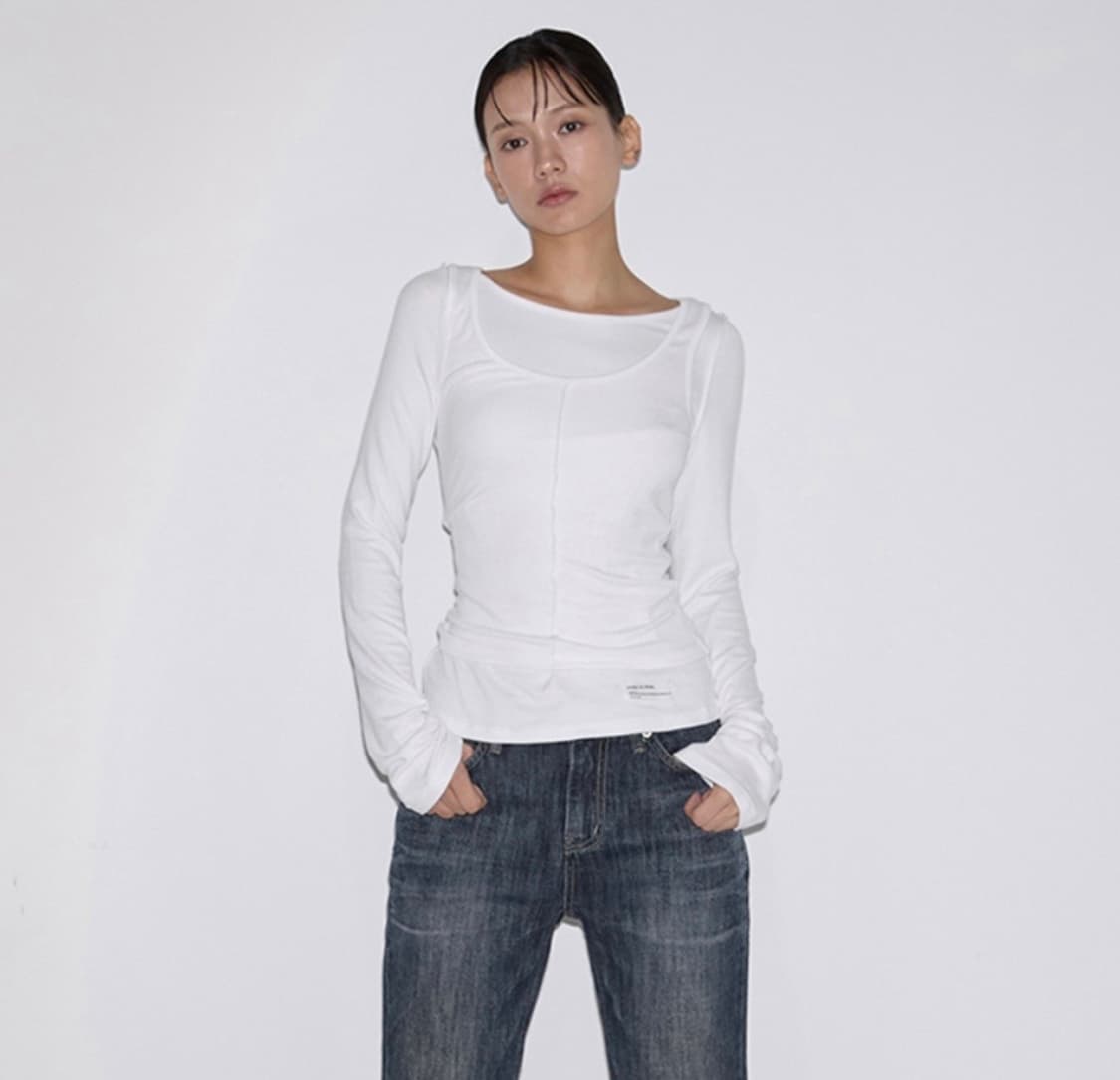 이네기 Veiled Layered Top set 상품이미지2