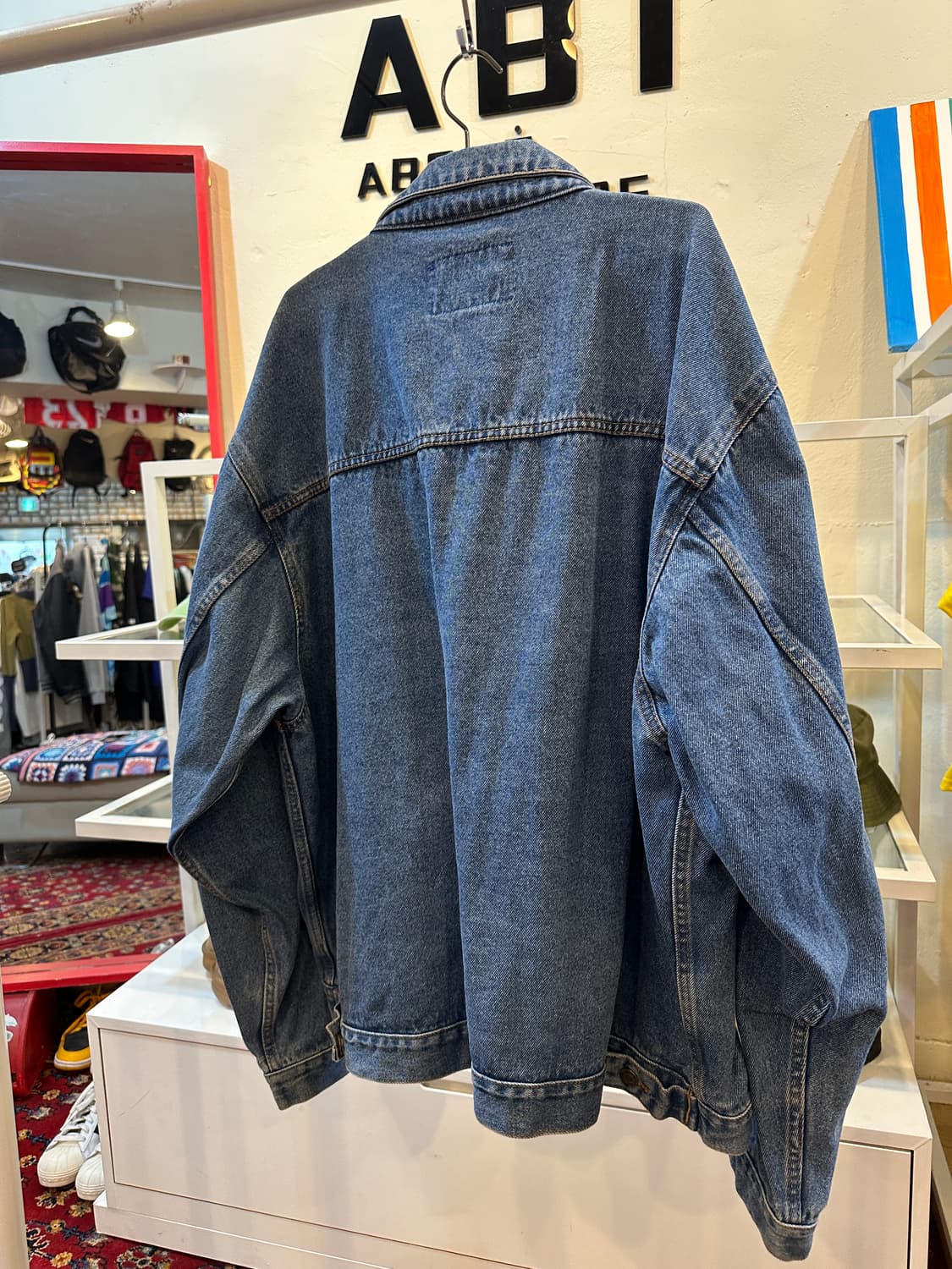 90s 빈티지 샘스타운 라스베가스 오버핏 데님자켓 2XL 상품이미지8