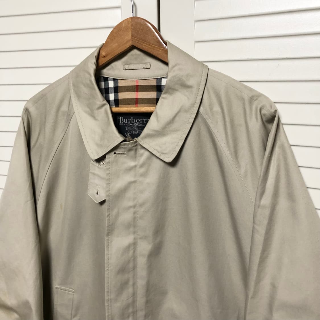 버버리 스윙톱 자켓 노바체크 남성용 블루종 상품이미지2