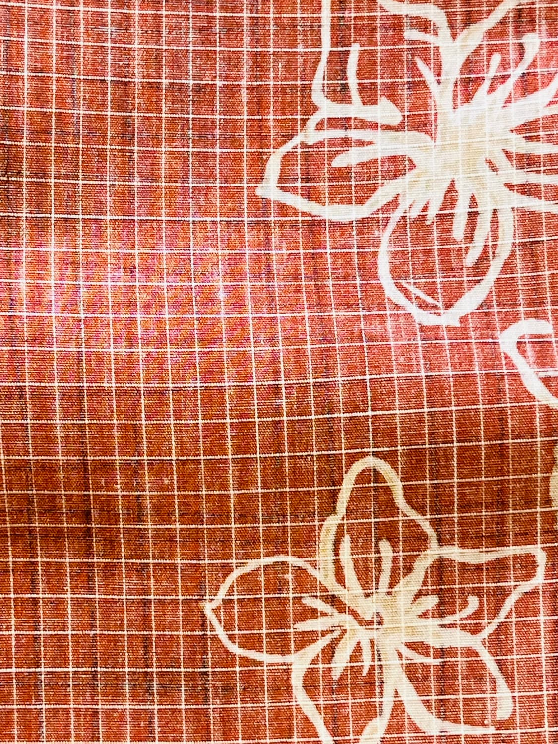 챕스 랄프로렌 립스탑 플로럴 오픈카라 반팔 셔츠 (일본제) 상품이미지6