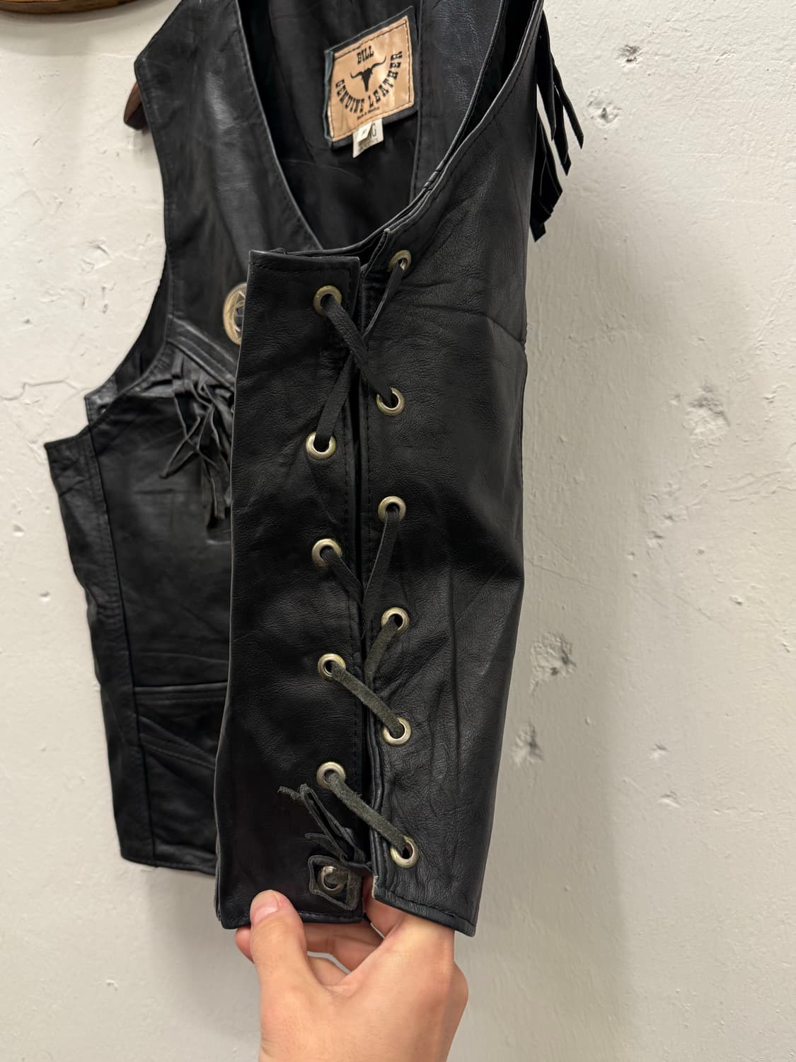 66) Bull Genuine Leather Fringe Western  상품이미지3