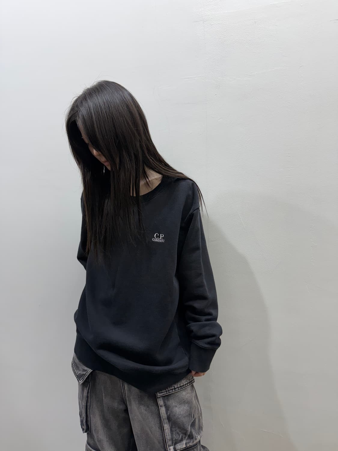 Cp컴퍼니 오버핏 로고 스웻셔츠 상품이미지1