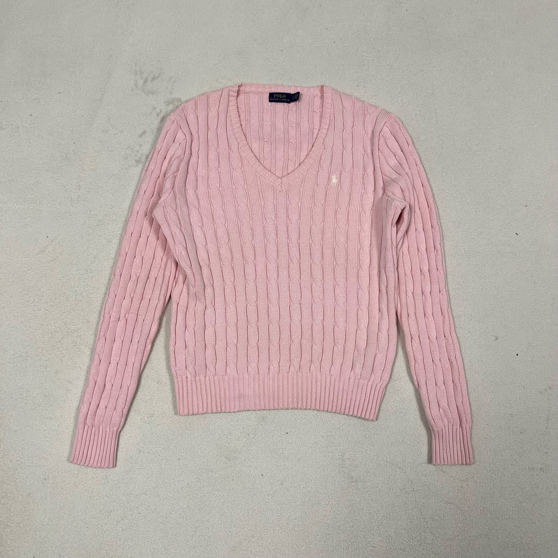 Polo Light Pink Cable Knit 상품이미지4