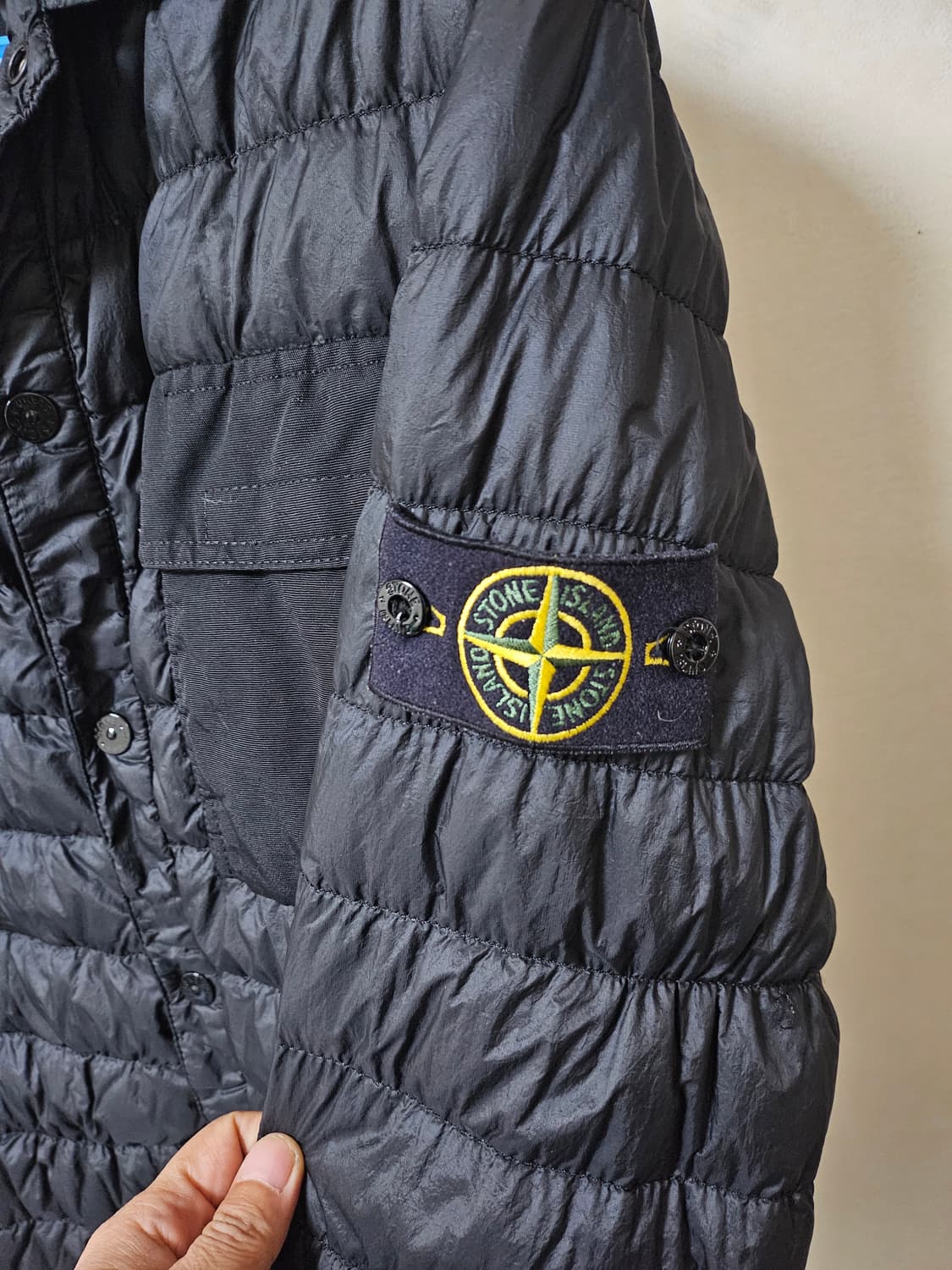 스톤아일랜드 경량패딩 자켓 블랙 L 상품이미지3