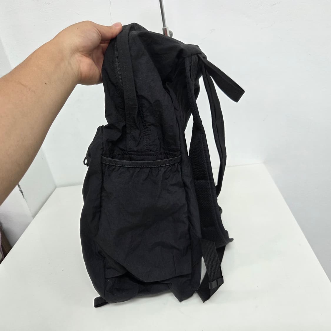 MMO 새상품 에메모가든 백팩 나일론 코듀라 에코 85 블랙 상품이미지3
