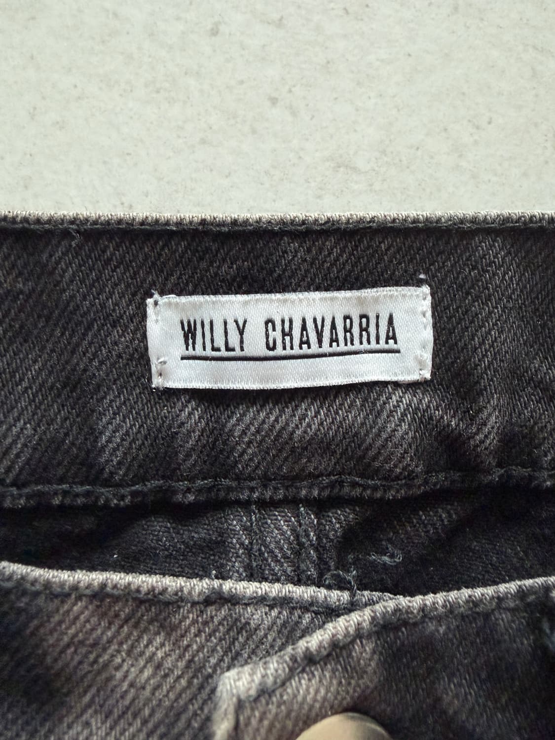 윌리 차바리아 흑청 데님팬츠 상품이미지7