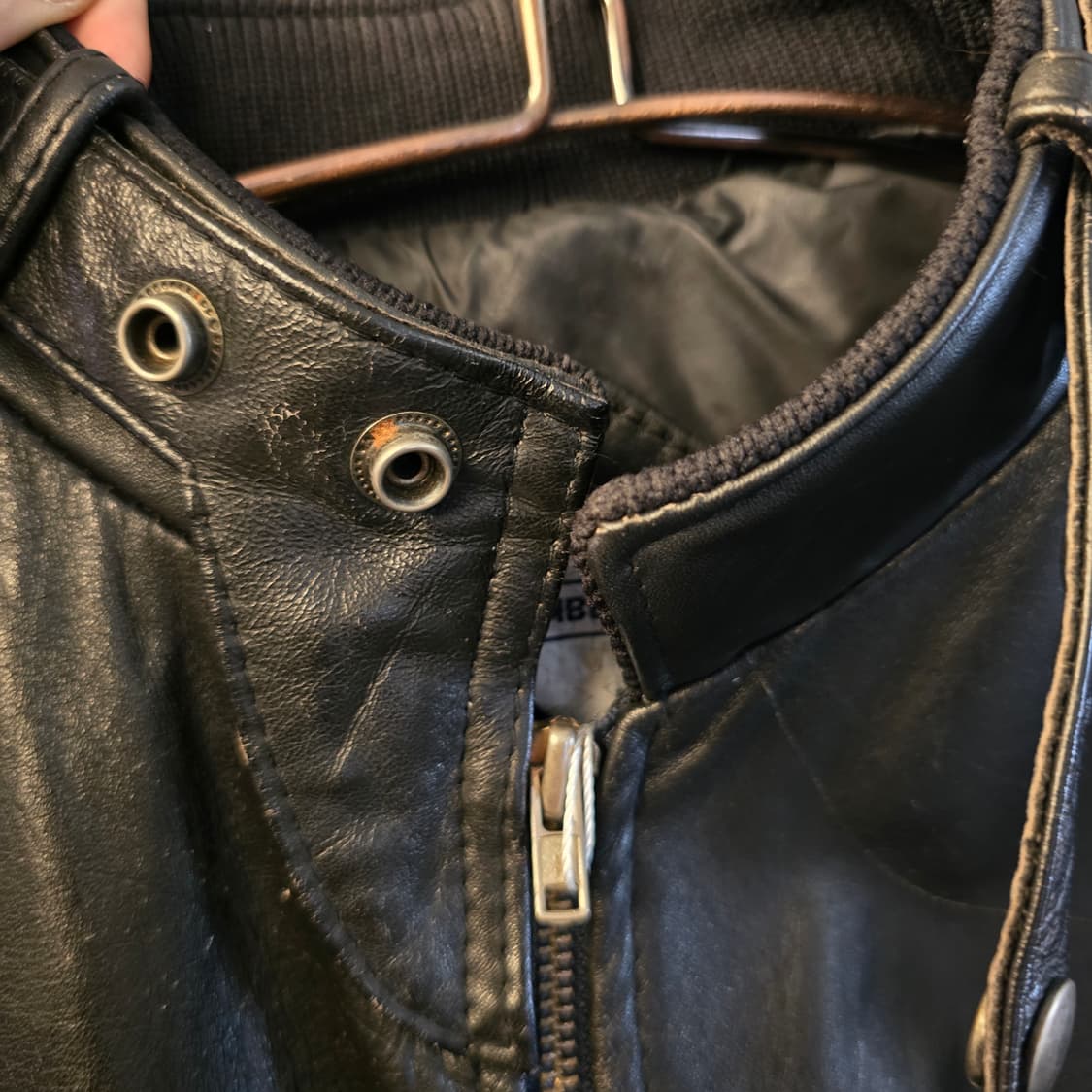 멤버스온리 레더 자켓 블랙 바이커 90s 빈티지 상품이미지4