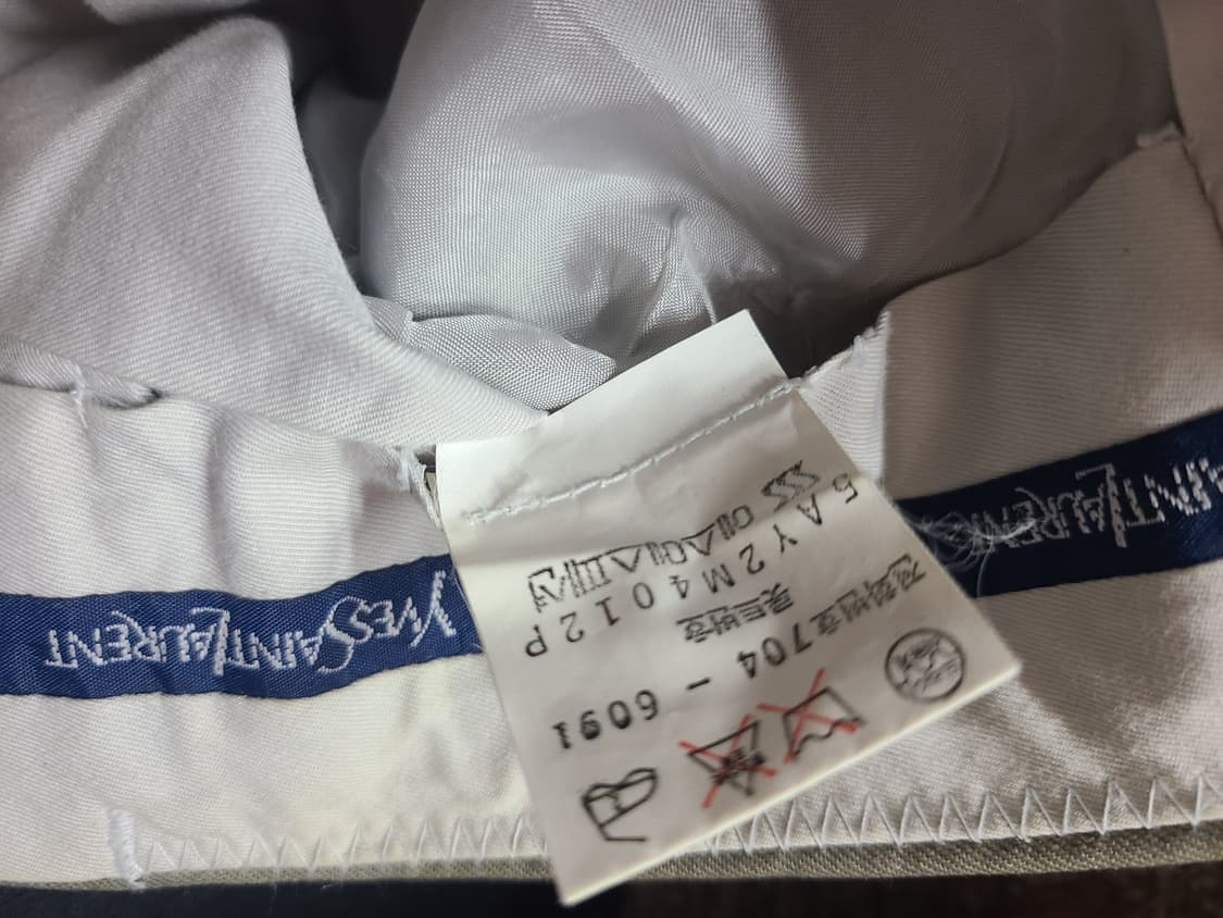 입생로랑 핀턱 슬랙스 정장 바지(32-33) 상품이미지7