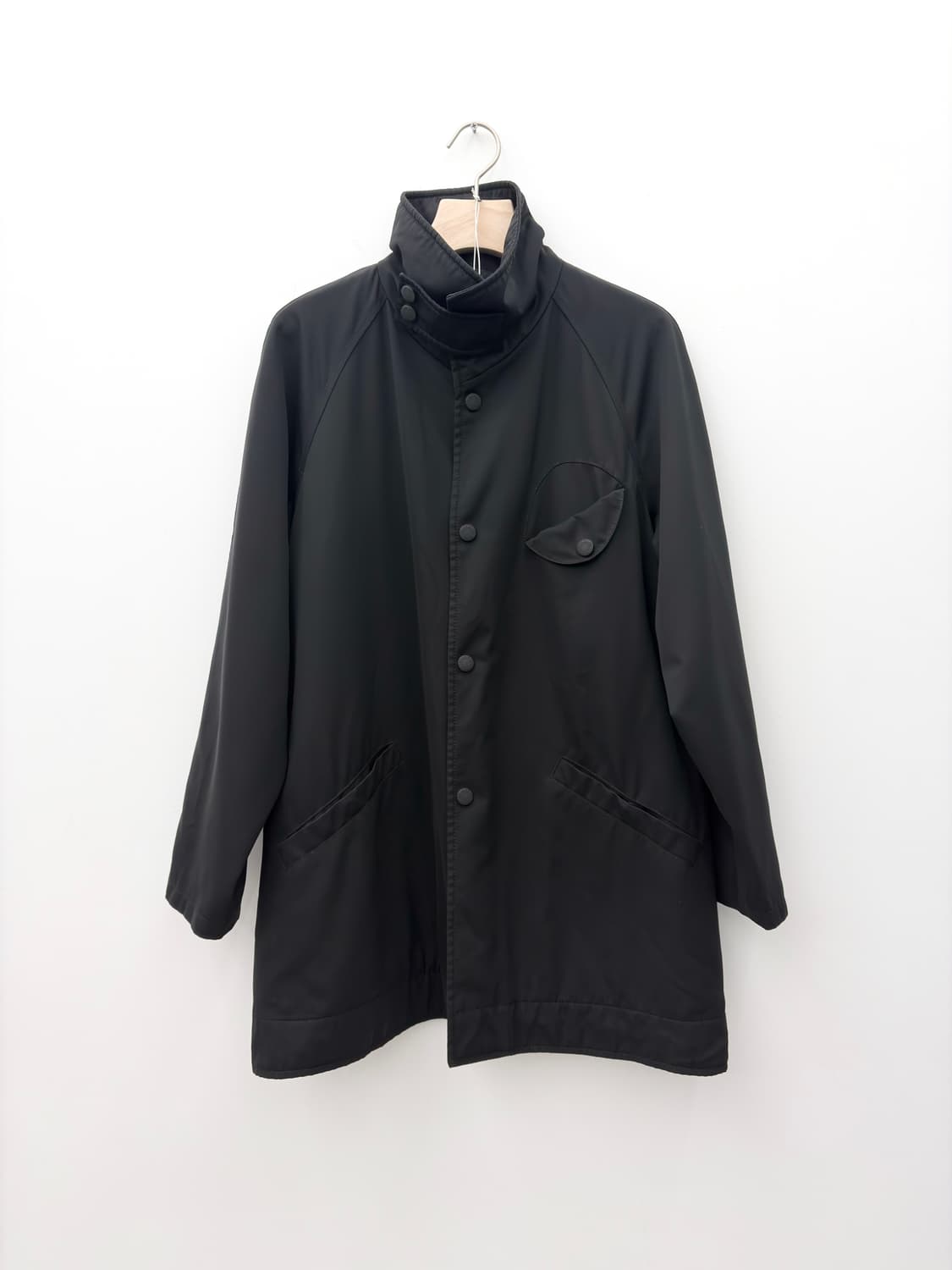 NYLON NECK SNAP COAT 상품이미지1