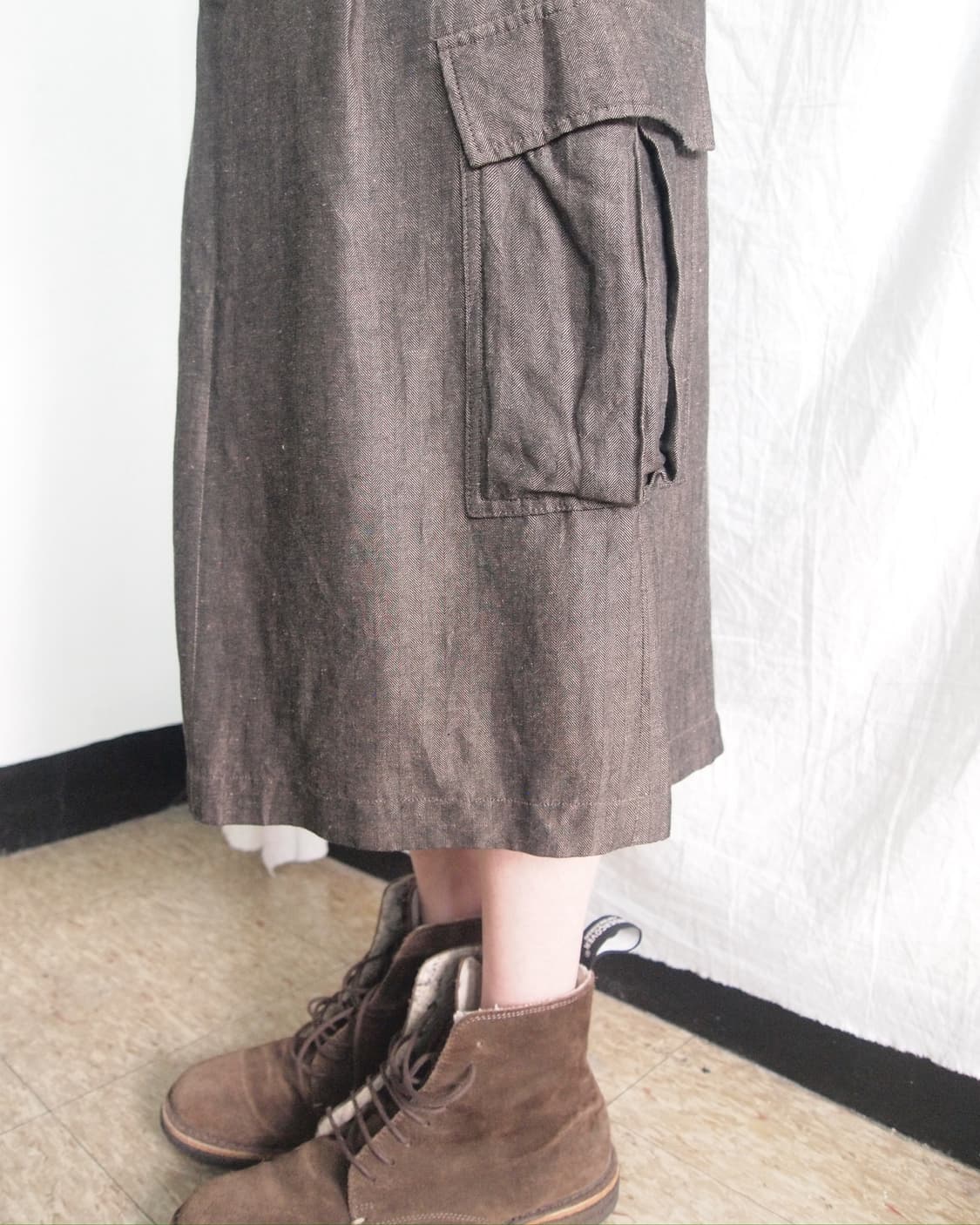 pas de calais 아티저널 아방가르드 카고스커트 상품이미지4