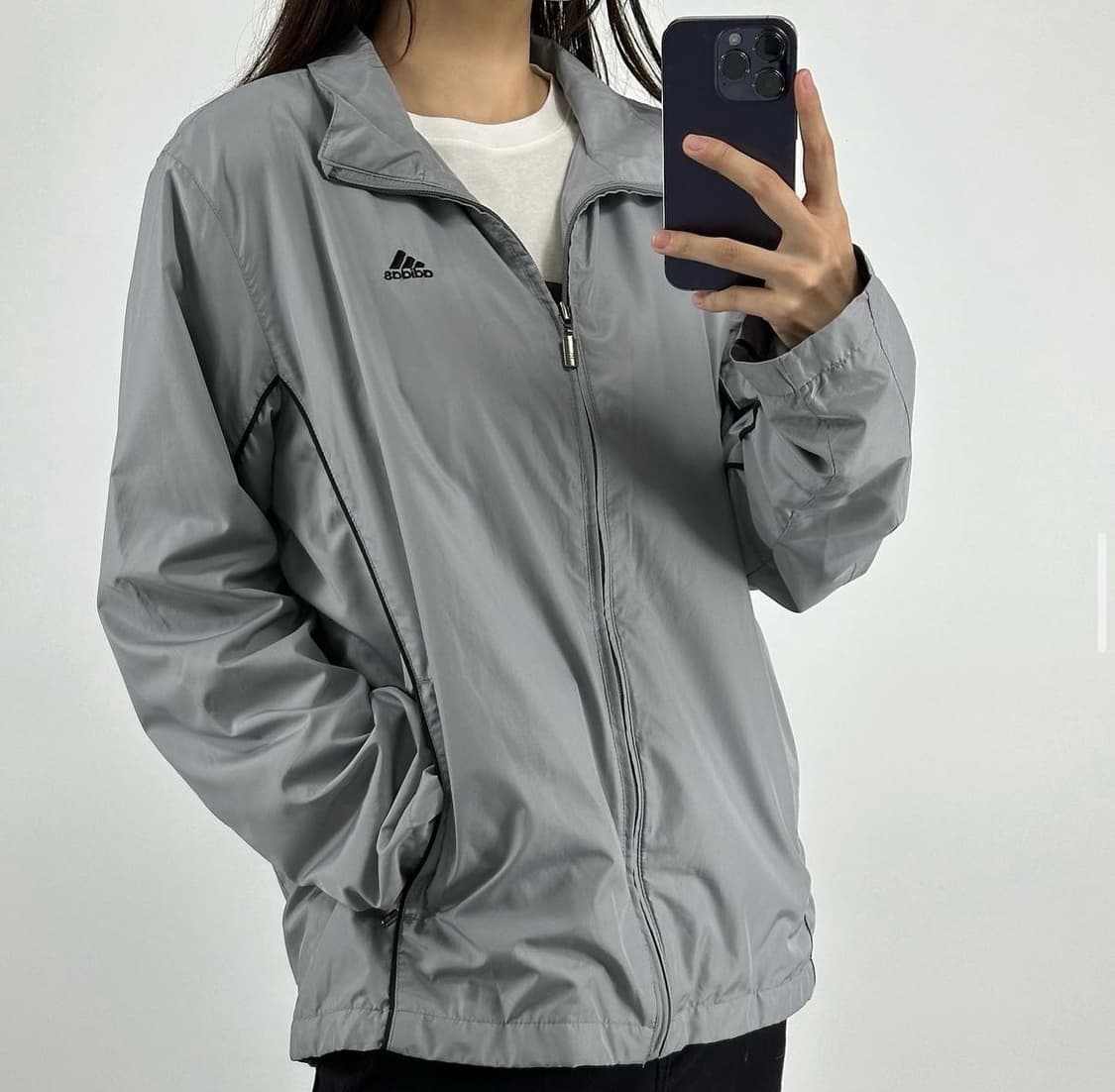 아디다스 그레이 바람막이 상품이미지2