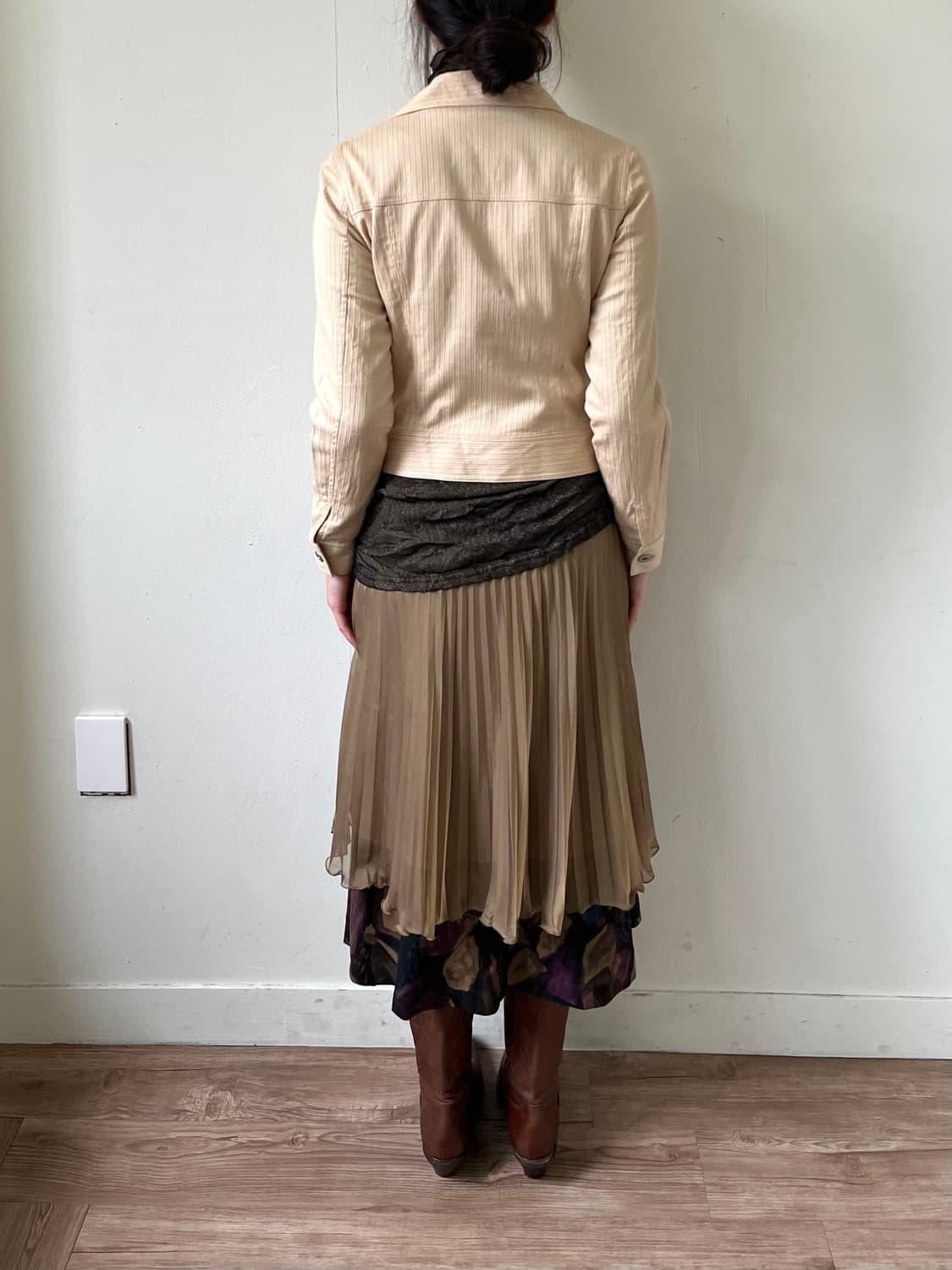 MULTI MIX 스트라이프 크롭 자켓 상품이미지10