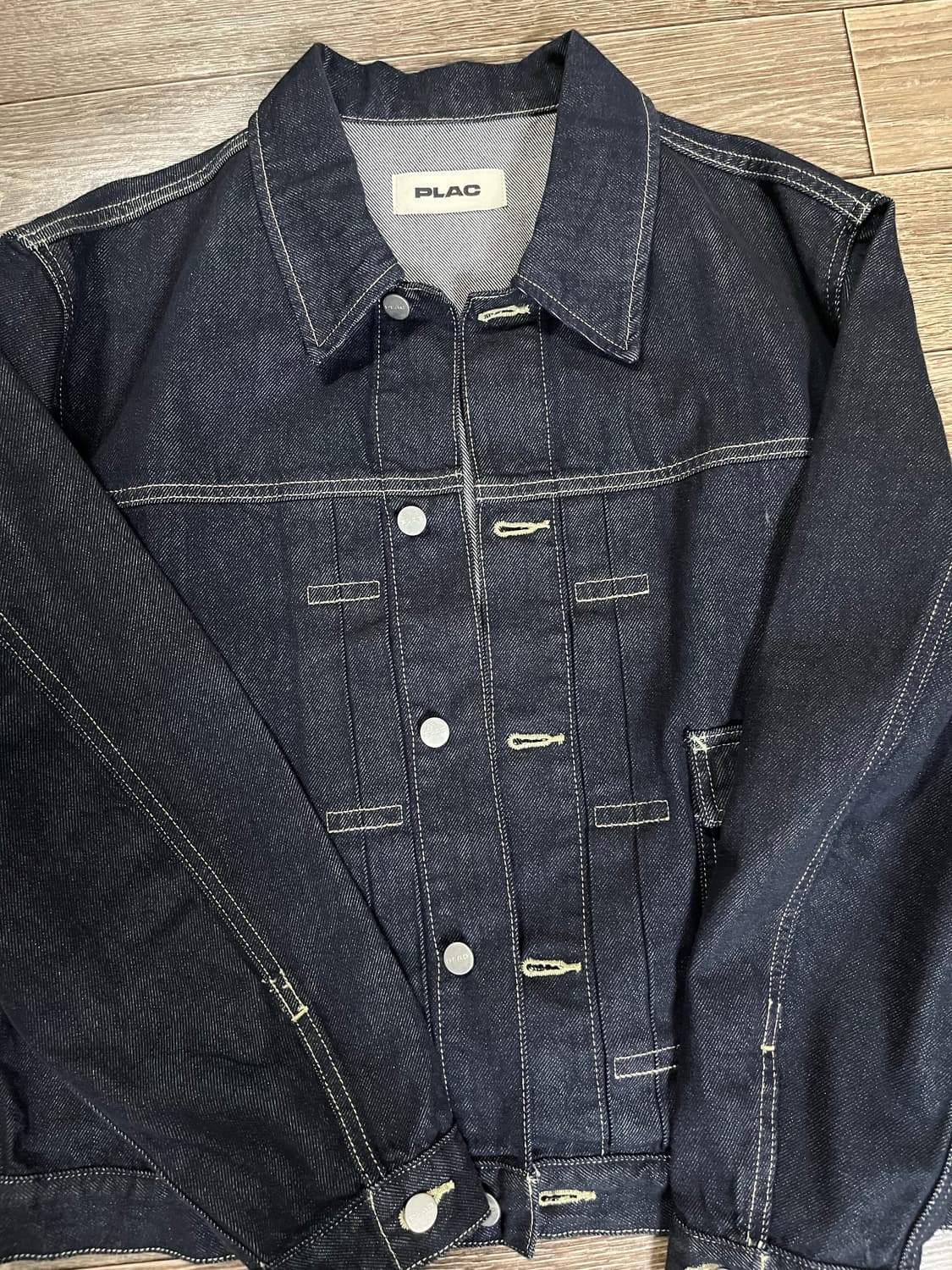 깡 플랙 콜라보 K91 린스드 데님 자켓 상품이미지2