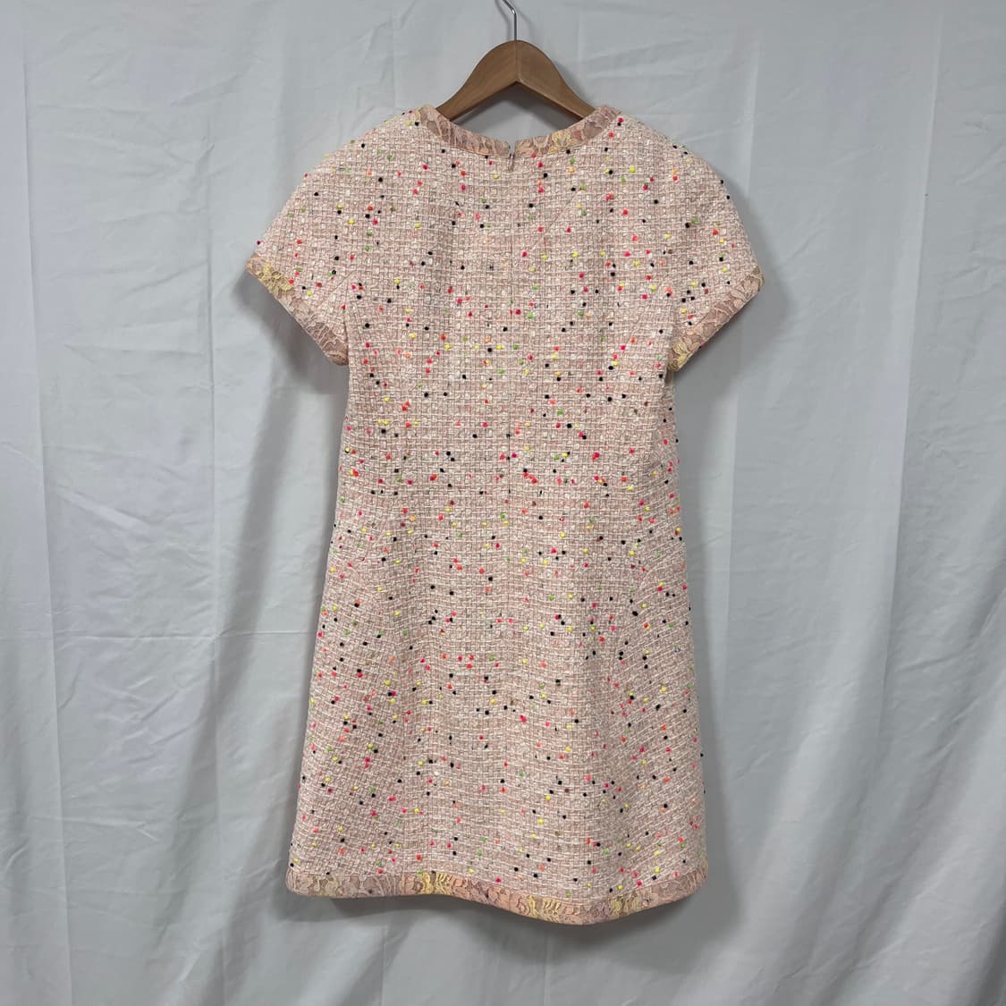 샤넬(CHANEL) 코랄 트위드 미니 원피스 상품이미지2