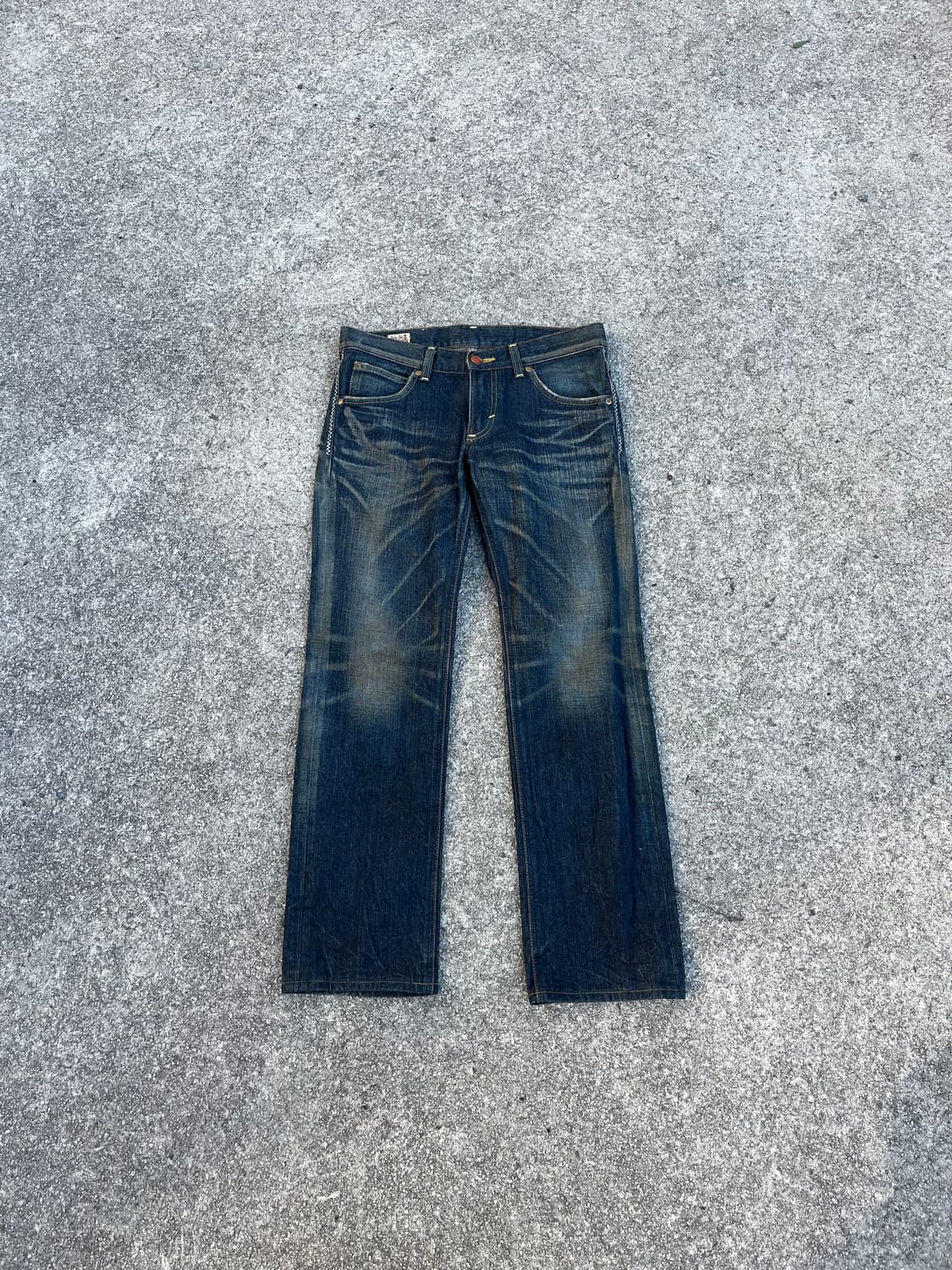 LEE Riders  로우라이즈 진청 데님팬츠  상품이미지1