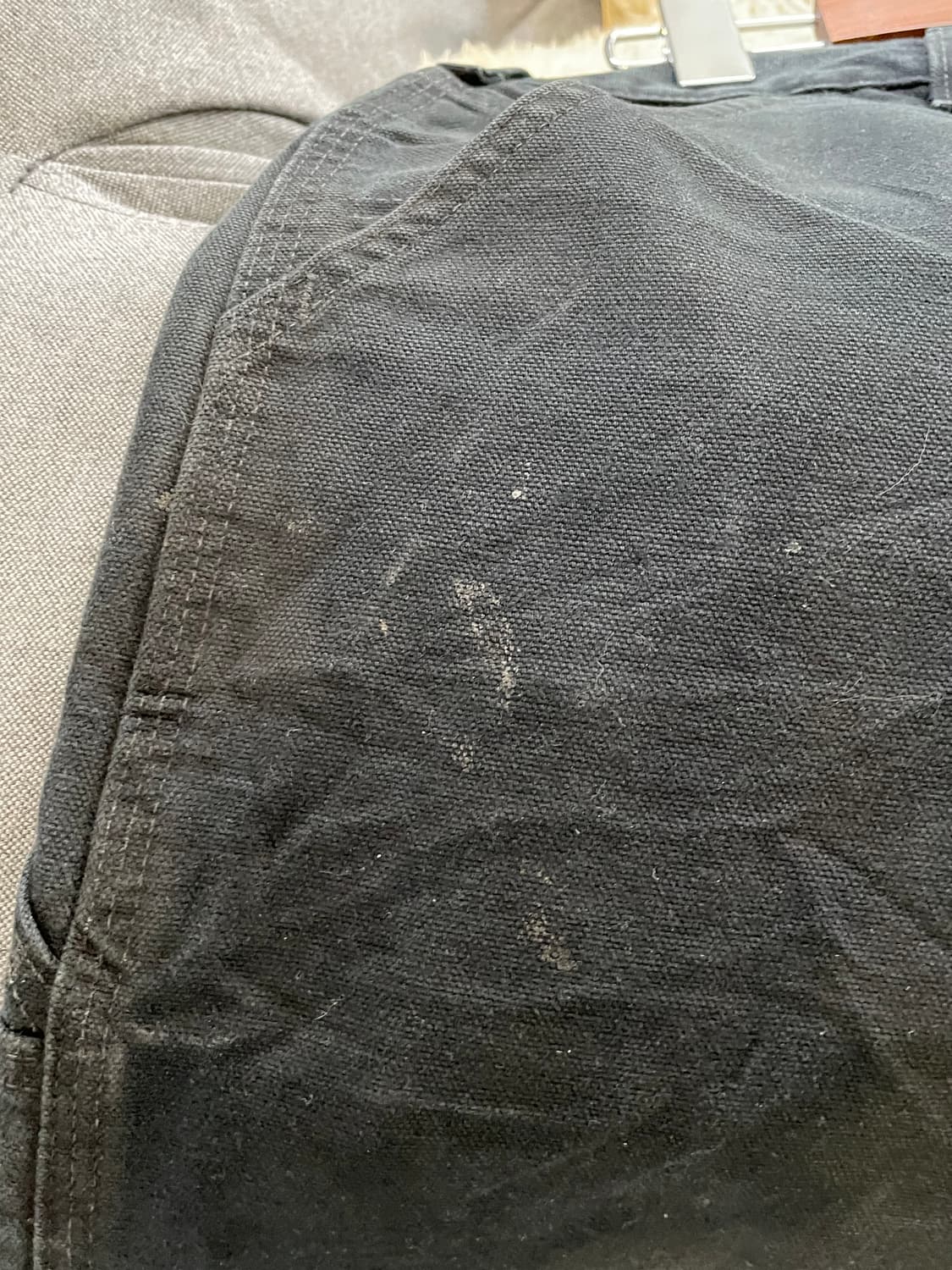 칼하트 카펜더 블랙 워크 팬츠 상품이미지5