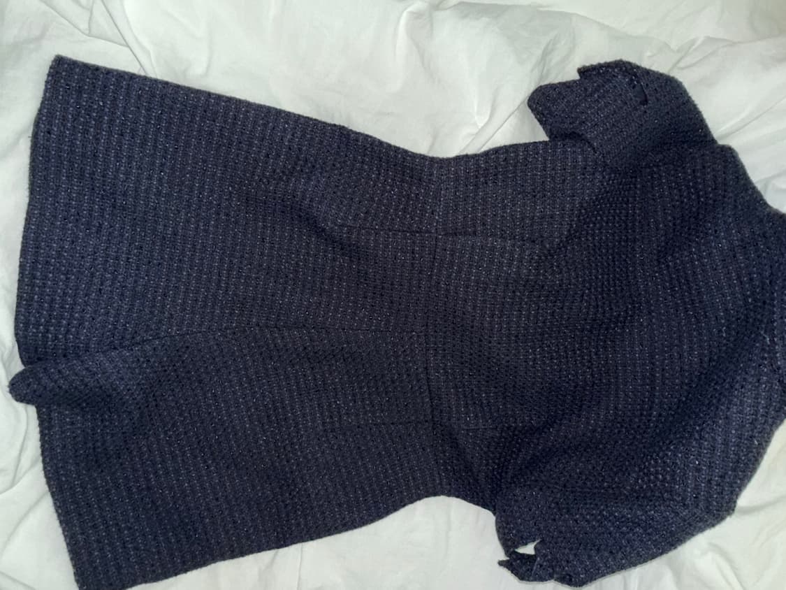 시야쥬 트위드 점프수트 네이비 상품이미지7