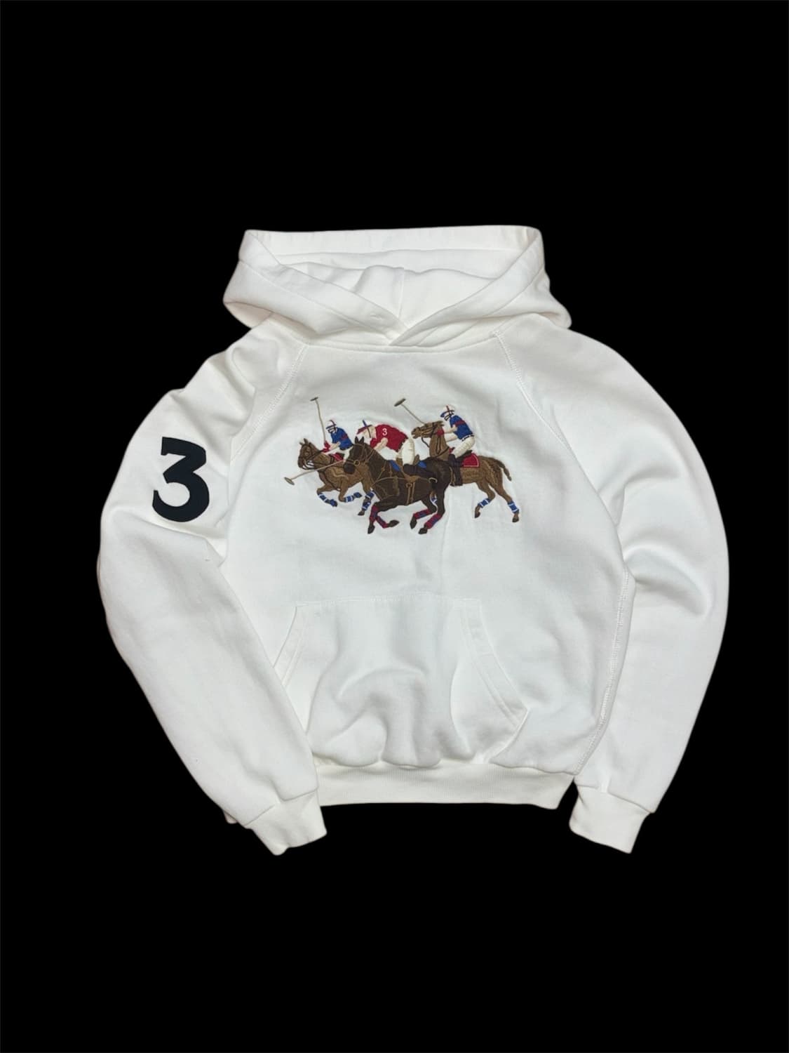 폴로 랄프로렌 화이트 트리플 후드 상품이미지3