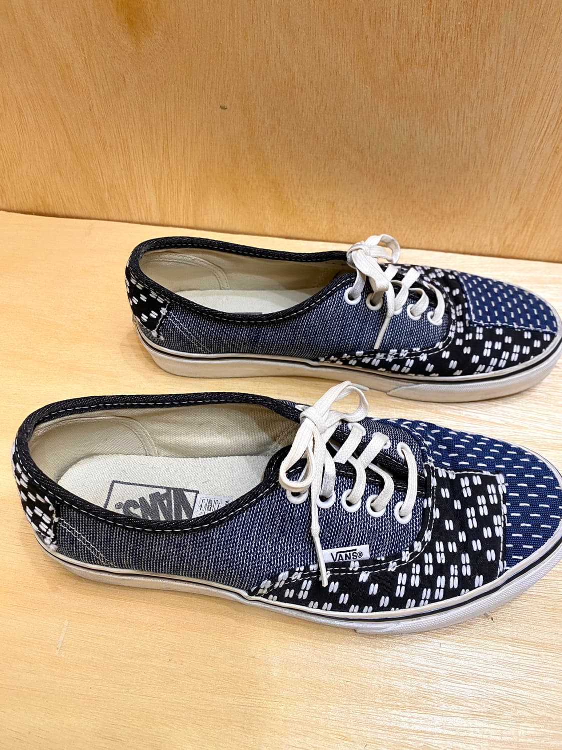 VANS sashiko sneakers 반스 사시코 패치워크 스니커즈 상품이미지4