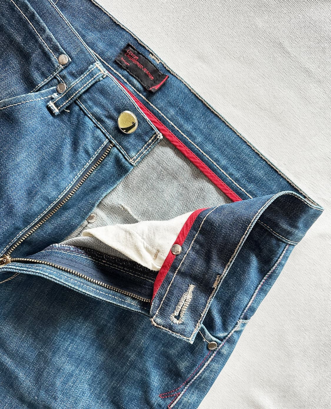 LEVI'S engineered 001 blue jeans w32 상품이미지10