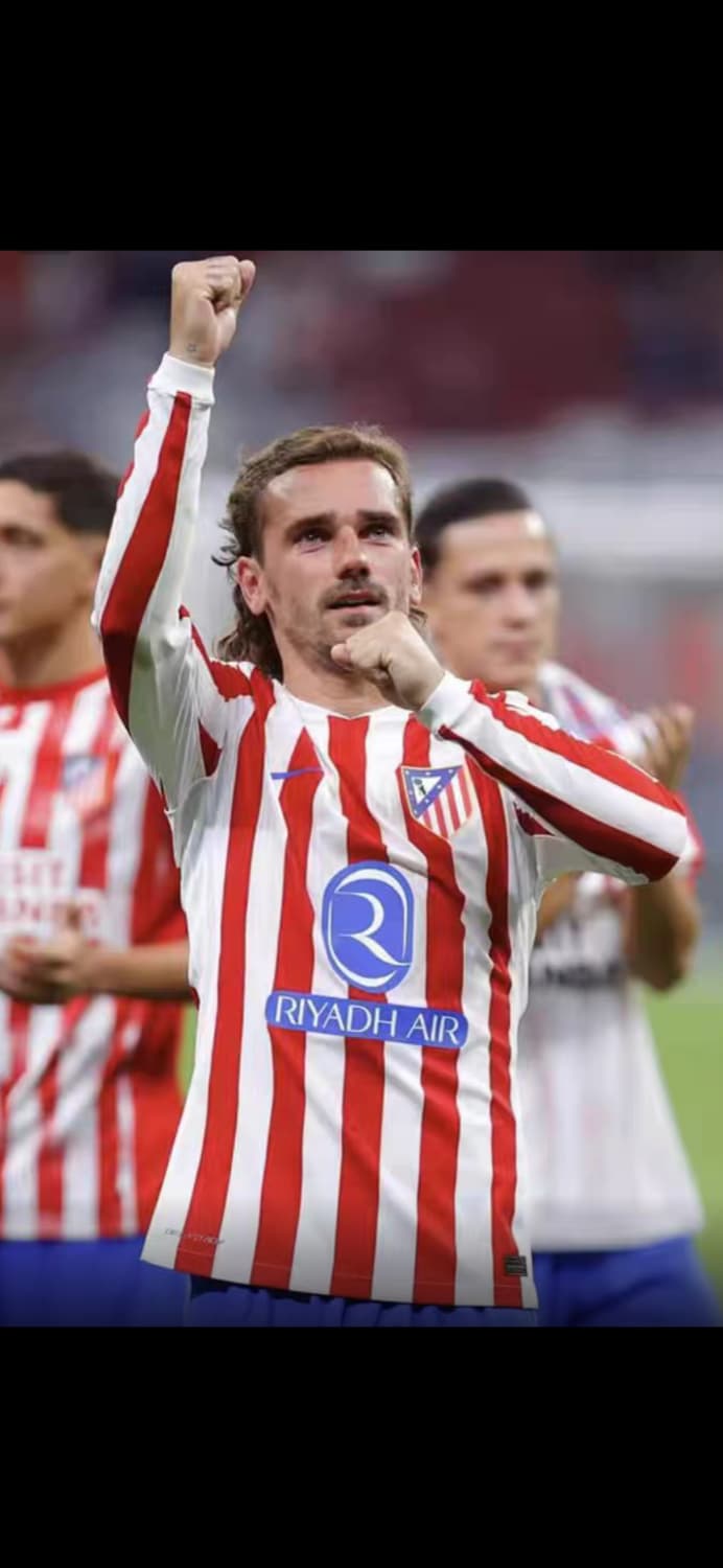 25-26 AT마드리드 그리즈만 긴팔 유니폼 M 레플리카  상품이미지10