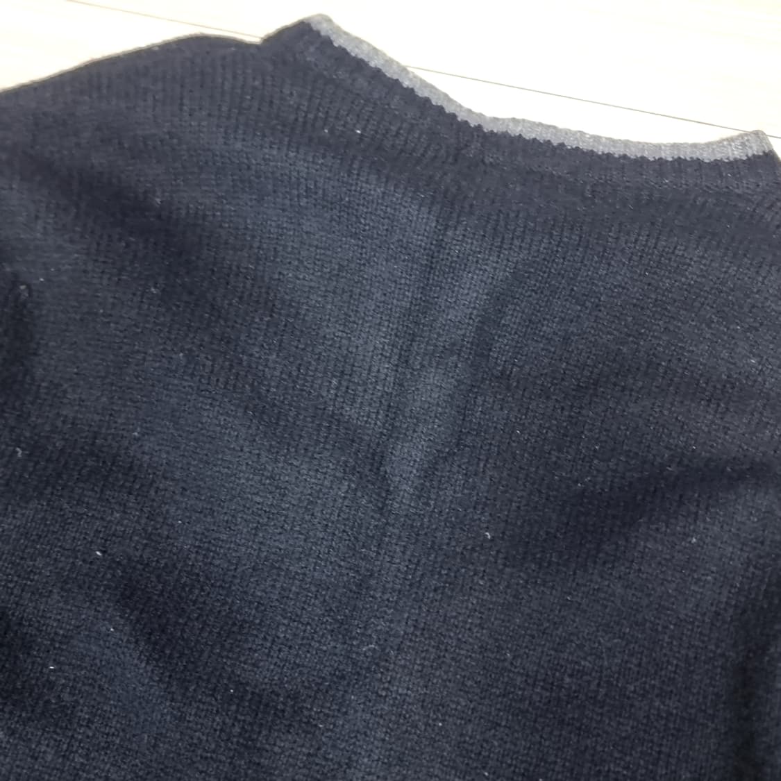 일본제 MU Sports 캐주얼 캐릭터 니트 블랙(105) 상품이미지8