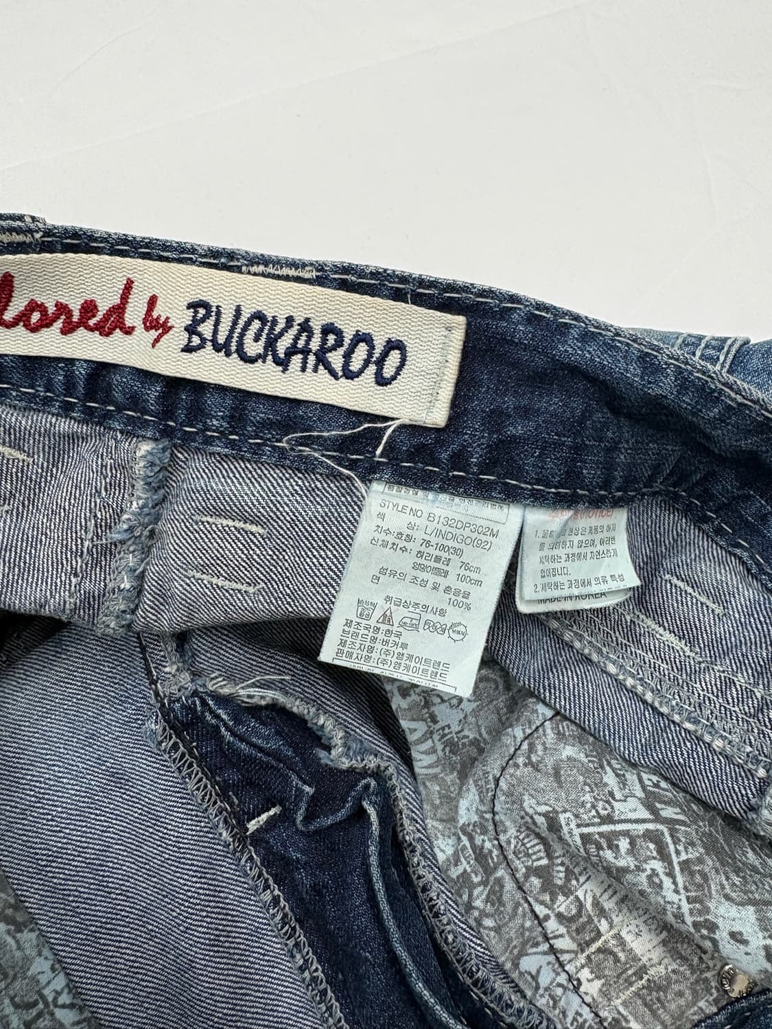 Buckaroo 버커루 디스트로이드 빈티디 워싱 데님 청바지 상품이미지4