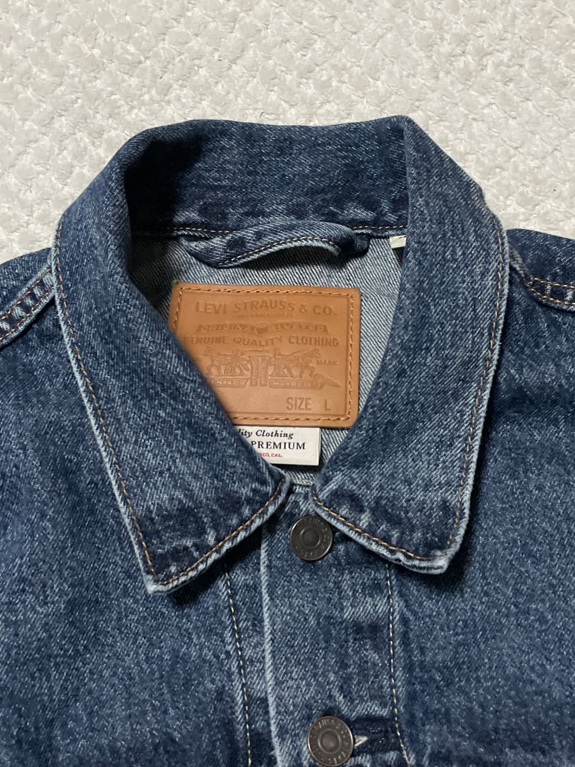 리바이스 프리미엄 빅E 타입3 데님 트러커 청자켓(클리닝O) 상품이미지4