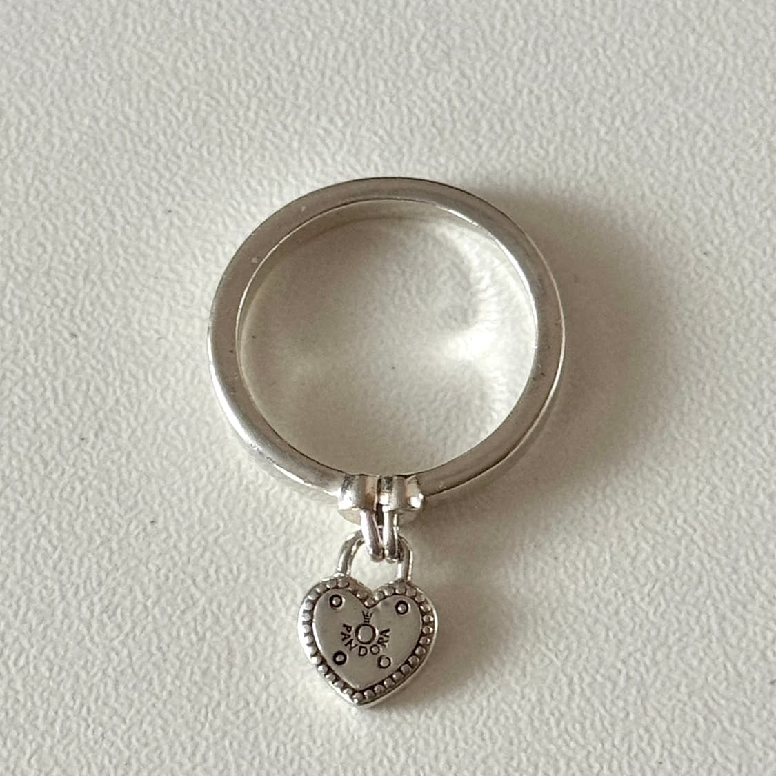 정품 판도라 러브락링 실버 48사이즈 상품이미지1