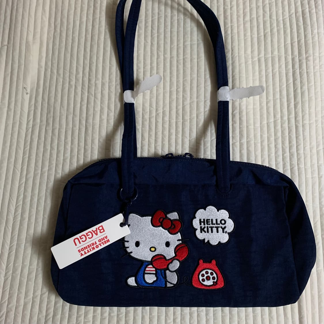 baggu 바쿠 헬로키티 바쿠백 키티 보울러백 스몰 상품이미지2