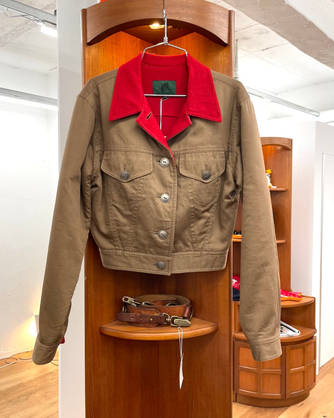 [42] 장폴고티에 울 코튼 리버시블 크롭 자켓 상품이미지1