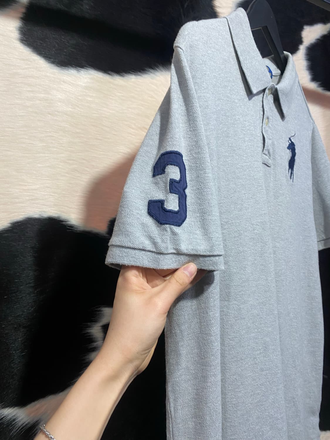 Polo Ralph Lauren 빅포니 그레이 반팔 티셔츠 상품이미지4