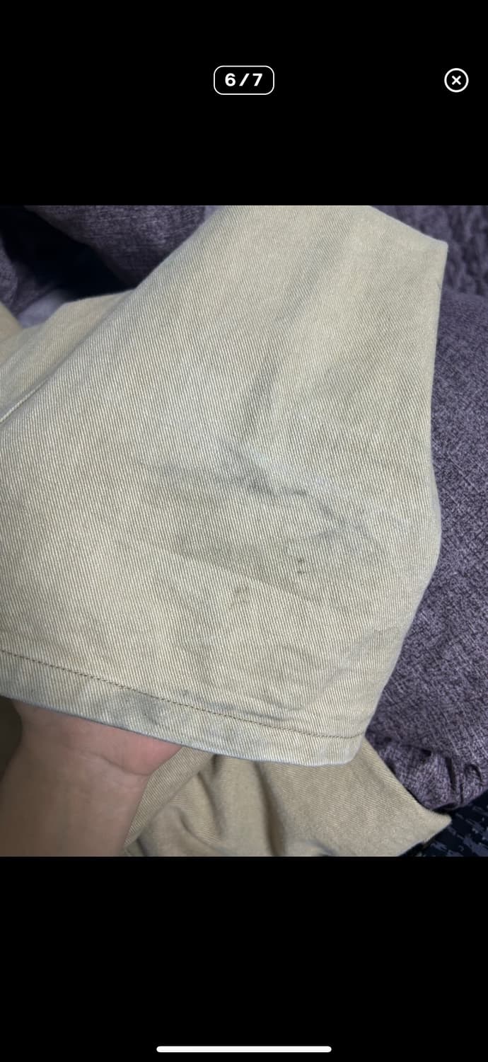 [2] 아오이로 코티드 더블니 팬츠 탄 상품이미지6