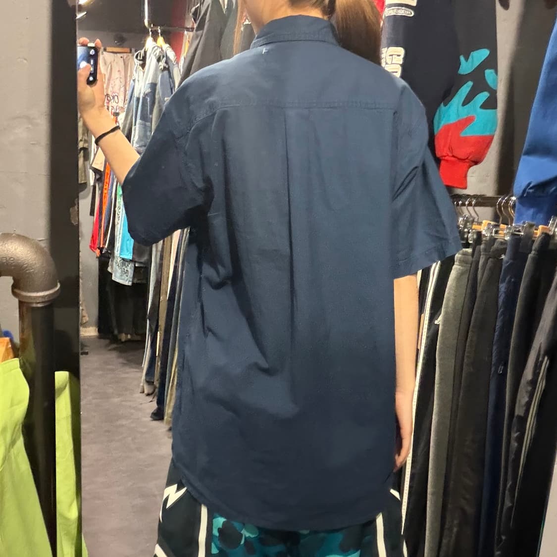 [IM] Carhartt 칼하트 반팔 셔츠 네이비 상품이미지4