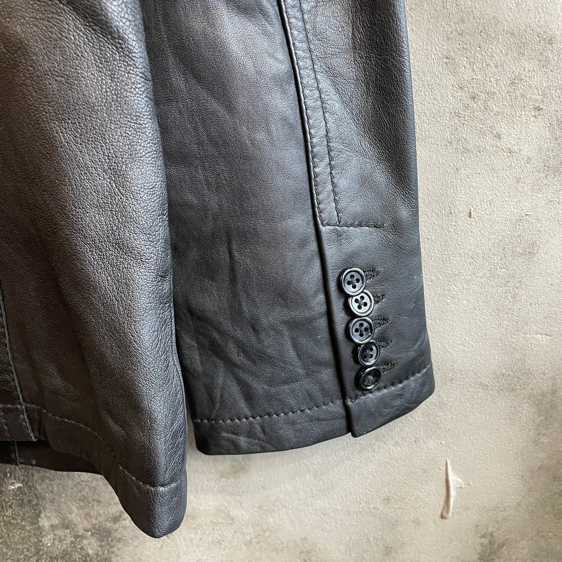 커스텀컬쳐 레더 블레이저 상품이미지8