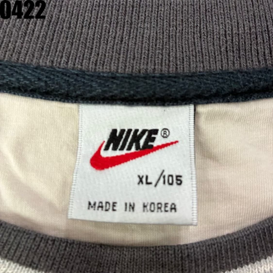 나이키 빅스우시 라인 그레이 올드스쿨 맨투맨 105 상품이미지2