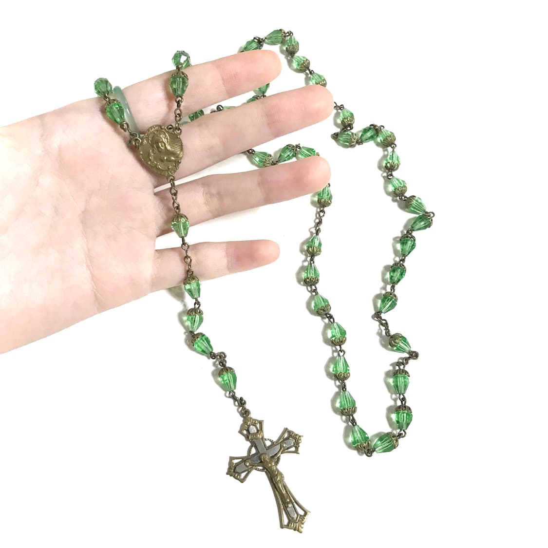 일본 빈티지 로자리오 목걸이 고딕 고스 로리 펑크 그런지 페어리 갸루 상품이미지4