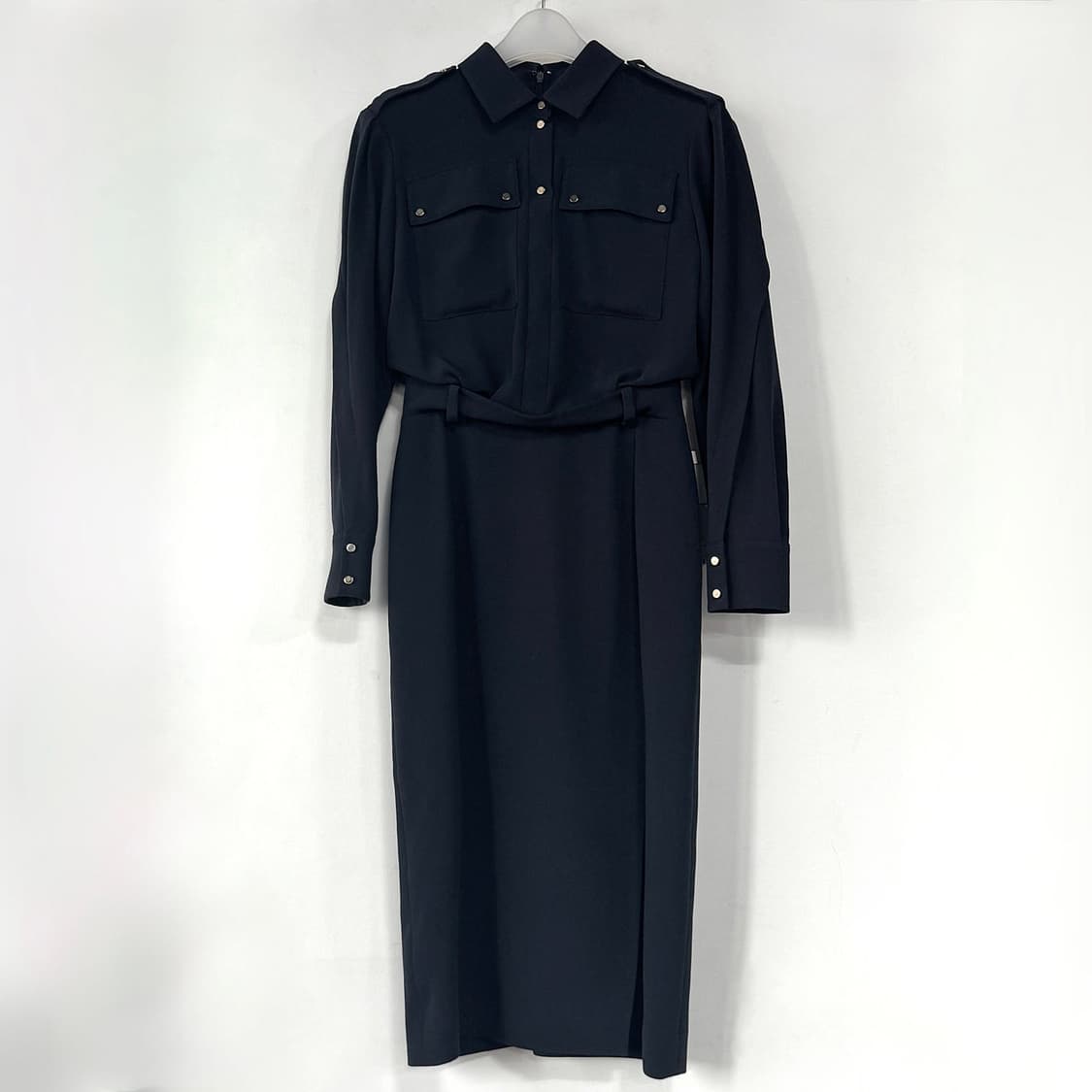 미샤 셋업 스타일 슬릿 원피스 (NAVY) 상품이미지3