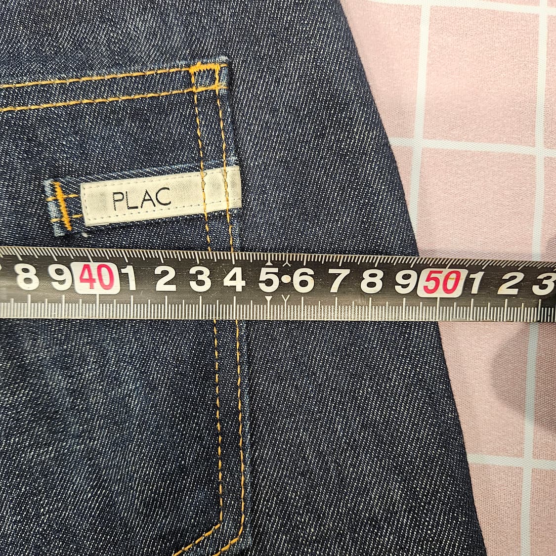 PLAC 블랙 데님 일자핏 청바지 M 31 상품이미지7