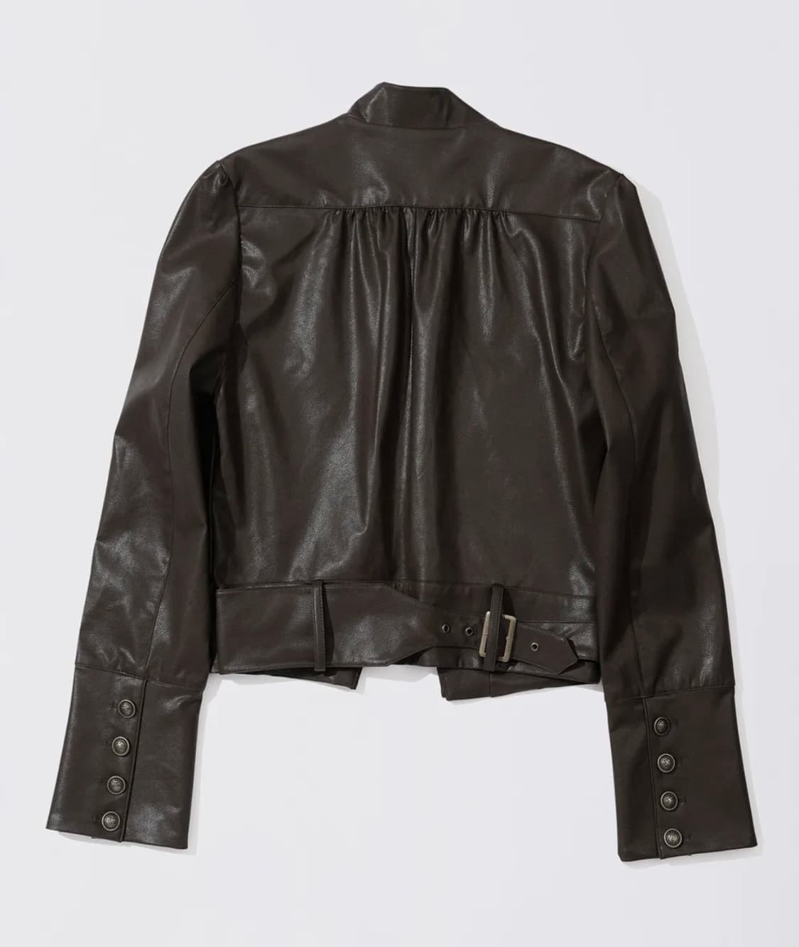 Napoleon Eco Leather Jacket Matte Brown 상품이미지4