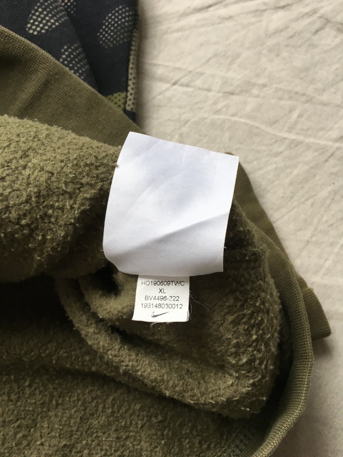 나이키 로고 밀리터리 후드집업 상품이미지6