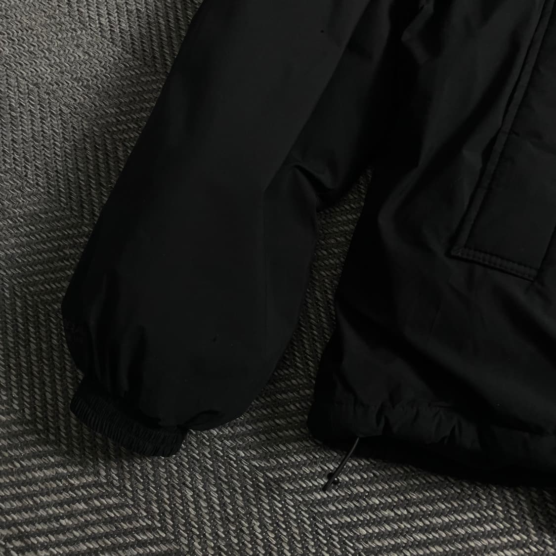 코드그라피 미니멀 푸퍼 숏 패딩 블랙y 4093 상품이미지5