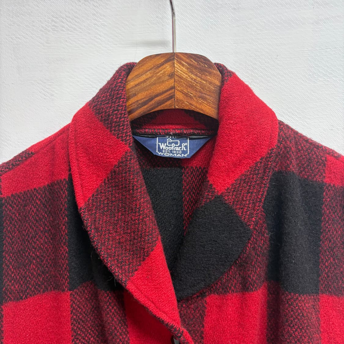 Woolrich 울리치 체크 울 베스트 상품이미지2